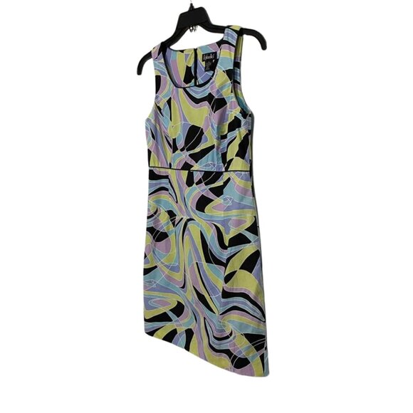 Rafaella Pastel Sleeveless Abstract Pattern Spring Summer Dress Size 10 - Picture 4 of 12